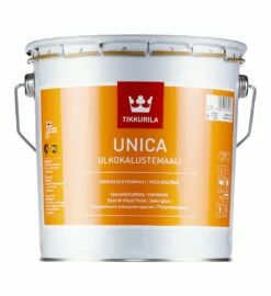Unica Semi-Gloss Enamel 19 Unica Semi-Gloss Enamel -Tikkurila Sales 525 6001 0160 2 Unica Ulkokalustemaali 2.7L 1 3 1