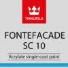 Fontefacade SC10 1 Fontefacade SC10 -Tikkurila Sales 58V 6001 0170 Fontefacade SC10 1 2 1