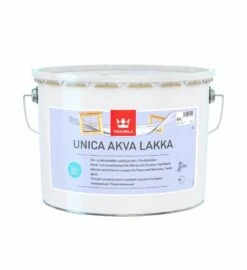 Unica Akva Lacquer -Tikkurila Sales 72V 6306 0160 3 tikkurila unica akva lakka 9L 2 1