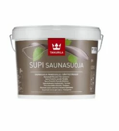 Supi Sauna Finish (Saunasuoja) -Tikkurila Sales 868 6404 0160 3 Supi Saunasuoja 9L 1 2 2