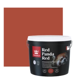 Endangered Colours Collection -Tikkurila Sales Endangered Colours Red Panda Red 1