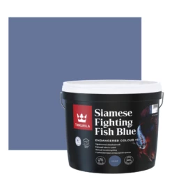 Endangered Colours Collection -Tikkurila Sales Endangered Colours Siamese Fighting Fish Blue 1