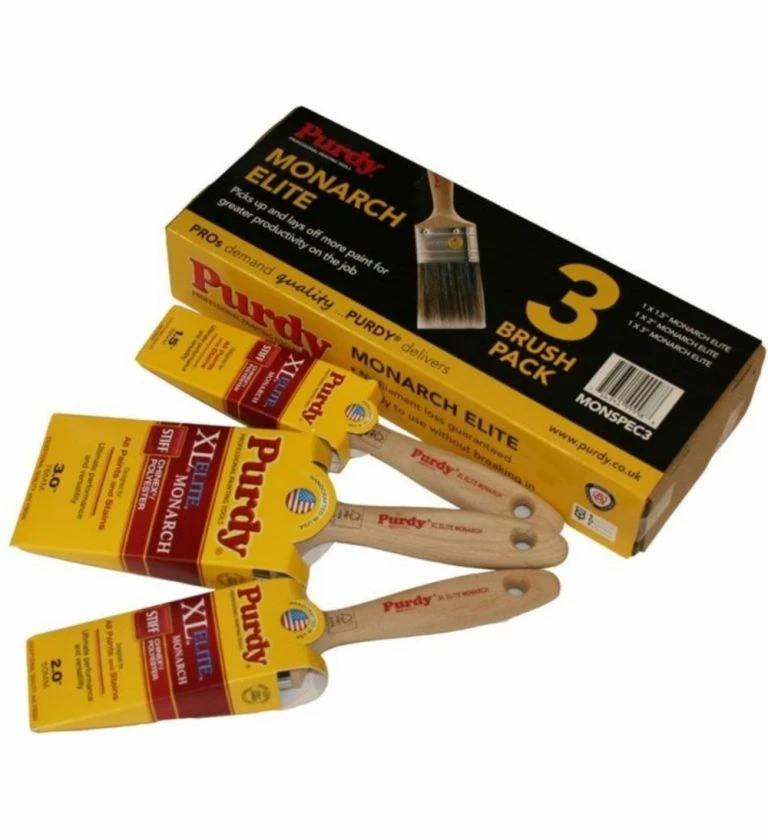 Purdy - 1 X 1.5" 2" & 3" Monarch Elite Pack 4 Purdy - 1 X 1.5" 2" & 3" Monarch Elite Pack - Image 2