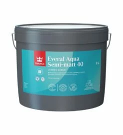 Everal Aqua Semi Matt [40] -Tikkurila Sales tikkurila everal aqua 40 9L 1