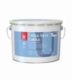 Unica Akva Lacquer -Tikkurila Sales tikkurila unica akva lakka 9L 1